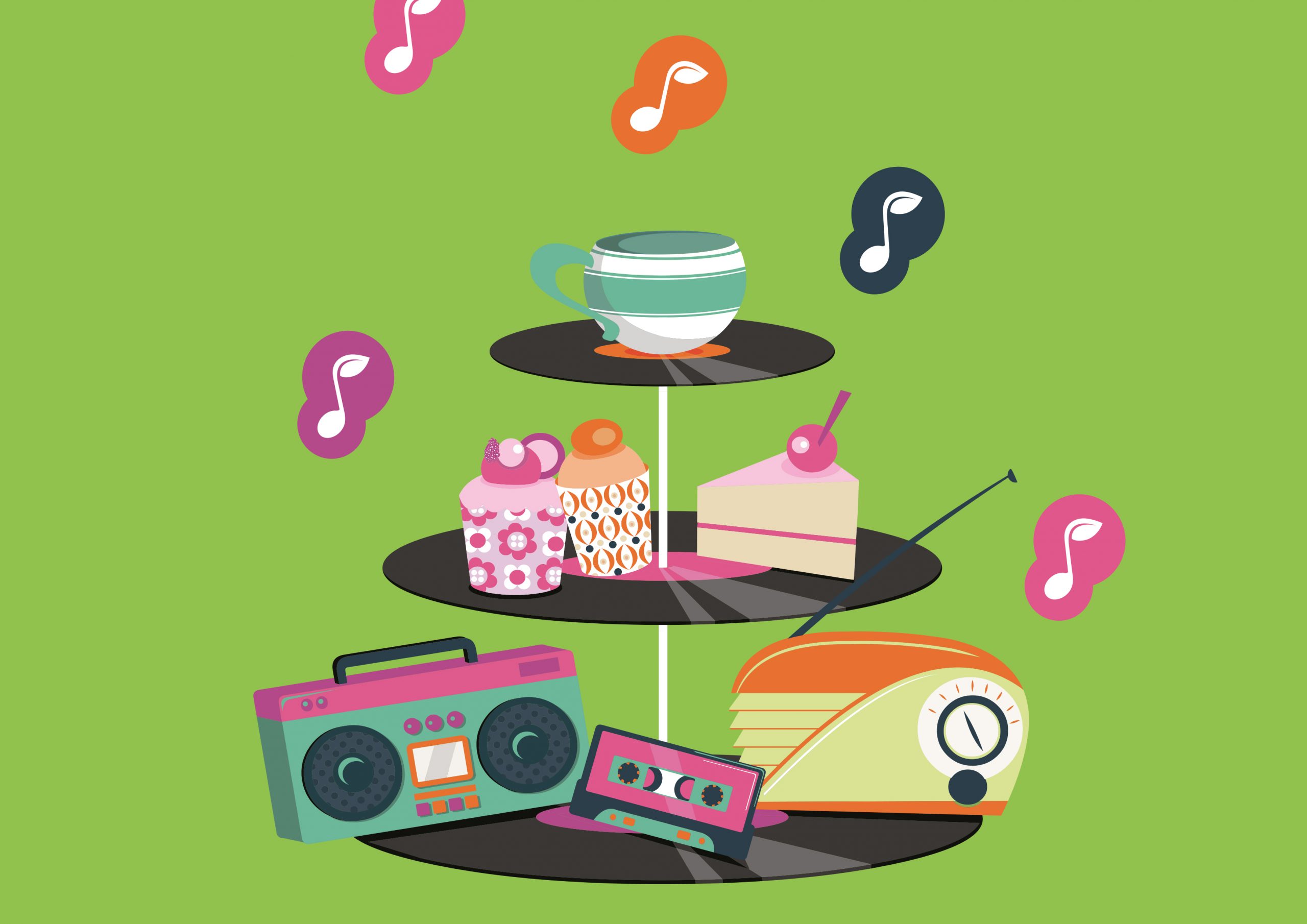 Musical Tea stand